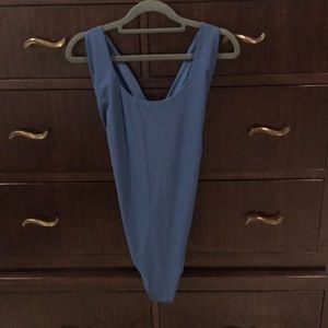 Aerie Blue french cut XL one piece swimsuit. NWT